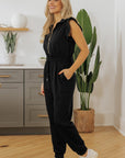 Azariah Drawstring Elastic Waistband Jumpsuit