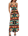 Baha Ranch Santa Fe Western Maxi Sun Dress