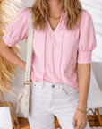Gemma Puff Half Sleeve Blouse