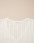 Frankie Raw Seam Henley Tee