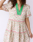 Rachel Short Puff Sleeve Dress