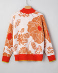 Theaella Zip Collared Pullover Sweater
