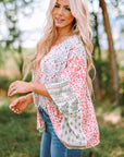 Elora Mix Print Cape Top