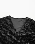 Ximena Sleeve Velvet Mini Dress