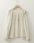 June Puff Sleeve Loose Shirt
