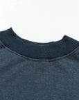 Mineral Wash Drop Shoulder Crewneck Sweatshirt