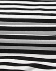 Stripe Reverse Seam Drop Shoulder Top