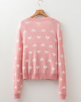 Zara Pattern Front Cardigan Sweater