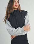 Crop Puffer Vest