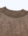 Mineral Wash Drop Shoulder Crewneck Sweatshirt