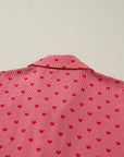 Charlie Sleeve Loose Valentine Shirt