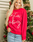 Evelyn Baby Tinsel Graphic Sweatshirt