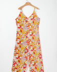 Floral Sleeveless V-Neck Wide Leg Jumpsuit