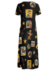 Baha Ranch Vintage Cowgirl Collage Western Dress