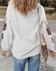 Aria Christmas Fashion Corded Sweatshirt