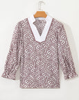 Phoebe Collar Puff Sleeve Top