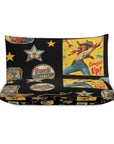 Vintage Cowgirl Collage Design 3-Piece Bedding Set (1 Duvet Cover + 2 Pillow Shams) – 102"×90"