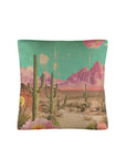 Baha Ranch Retro Pop Western Purple Mountain Desert Pillow Case Made in America