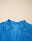 Lila Elastic Waist Sleeveless Shirt