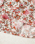 Carter Notched Puff Sleeve Blouse