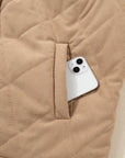 Elizabeth Cord Snap Vest Plus Jacket