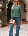Noah Ribbed Drop Shoulder Sweatshirt