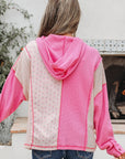 Hollievi Patchwork Hooded Oversize Pullover