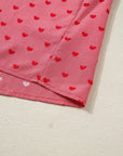 Charlie Sleeve Loose Valentine Shirt