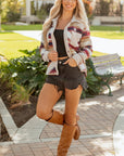 Emily Flap Raw Hem Shacket