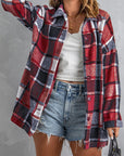Rowan Fiery Plaid Print Shirt