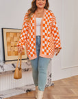 Rosalyn Drop Shoulder Open PLUS Cardigan