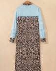 Savannah Contrast Patchwork Long Shirt