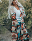Paris Open Front Long Cardigan