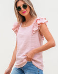 Katelyn Textured Bow Knot Blouse