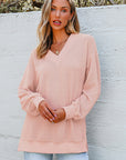 Zoey Sleeve Knit top Long Sleeve Top