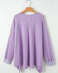 Rivka Exposed Seam Flowy PLUS Top