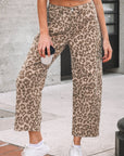 Winnie Print Straight Loose Jeans