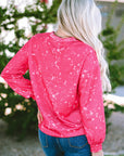 Tie Dye Long Sleeve Pullover Sweatshirt