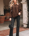Collins Ruffled Puff Sleeve Blouse