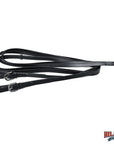 Hilason Genuine Black Leather Horse Reins with Buckle Ends – Durable & Adjustable Riding Tack
