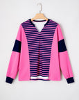 Haven Stripe Loose Fit Long Sleeve Top