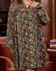 Lorelai Collared Loose Mini PLUS Dress