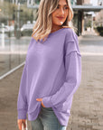 Eva Drop Shoulder Baggy Pullover