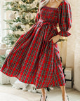 Jazmin Waist Flared Midi Dress