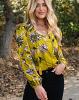 Emilena Long Sleeve Blouse Long Sleeve Top
