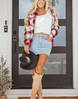 Dream Plaid Casual Flannel Shacket