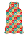 Baha Ranch Colores de Mexico Picado Sleeveless Mini Dress