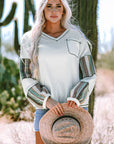 Raelyn Seam Waffle Knit Top