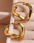 Zyla Spiral Stainless Steel Earrings