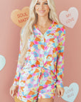 Remi Heart Collared Tunic Shirt